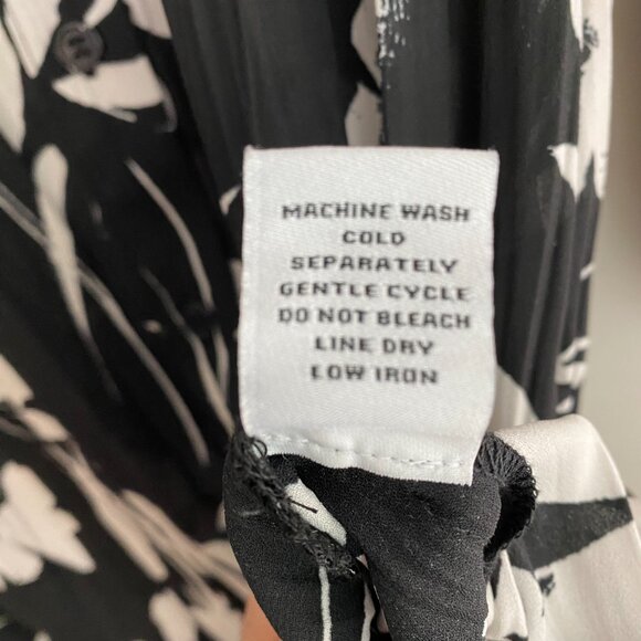 NWOT Emma & Michele Shirt Dress – Collared wih Long Sleeves in Floral Print - Picture 8 of 13